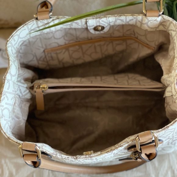 CALVIN KLEIN Monogram Satchel - Picture 2 of 5